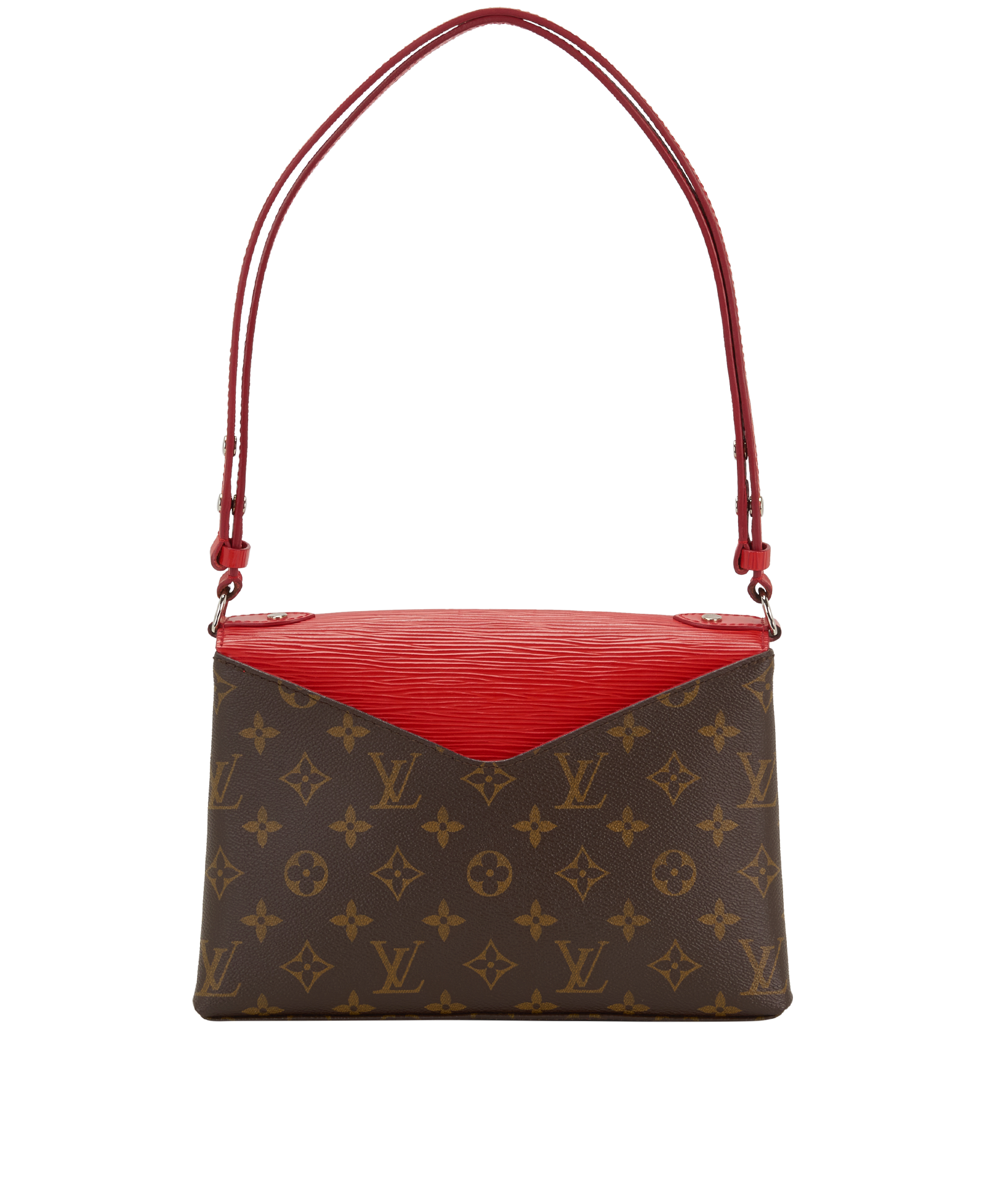 Saint Michel, &pound;750, Handbags, Brown/Red, Canvas/Leather, Back view